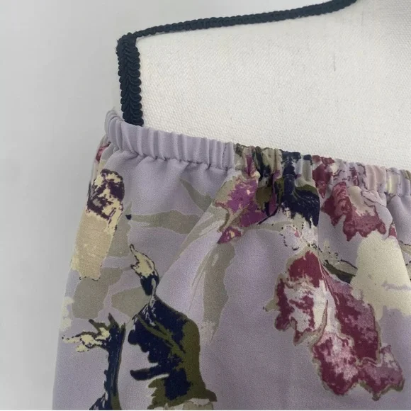 Wilfred Aritzia Promener Floral Off Shoulder Blouse Silk Trim Size Small - Picture 3 of 11